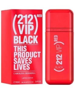 Carolina Herrera Men's 3.4oz VIP Red Black Eau De Parfum Cologne & Aftershave