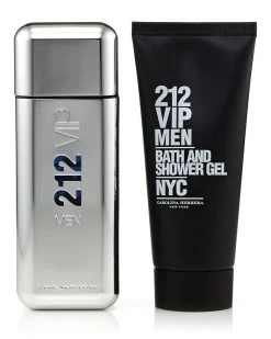 Carolina Herrera Men's 2oz 212 Vip 2pc Set Cologne & Aftershave
