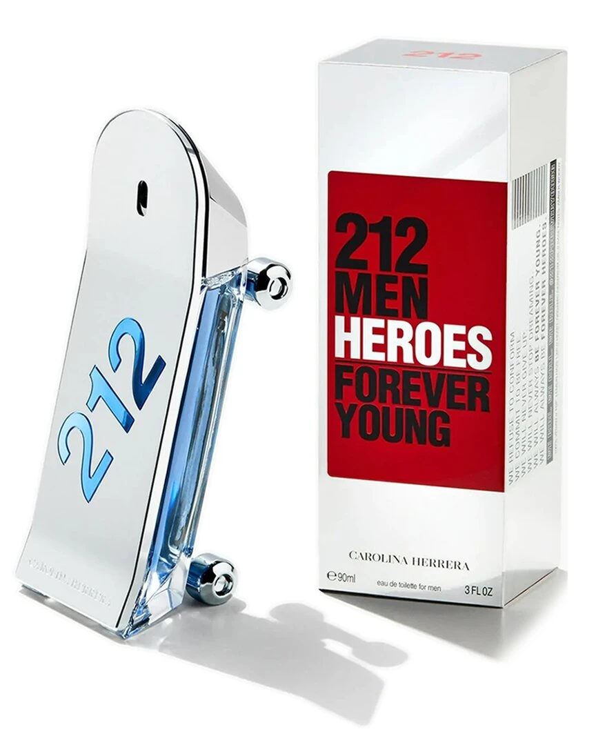 Carolina Herrera Men's 3oz 212 Heroes EDT Spray Cologne & Aftershave 1 Carolina Herrera Men's 3oz 212 Heroes EDT Spray Cologne & Aftershave