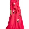 Carolina Herrera Silk Trench Gown Women Dresses