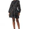 Carolina Herrera Puff Sleeve Gathered Corset Dress Women Dresses