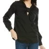 Carolina Herrera Wide Sleeve Knot Shirt Women Tops