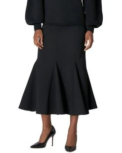 Carolina Herrera Godet Wool-Blend Pencil Skirt Women Skirts