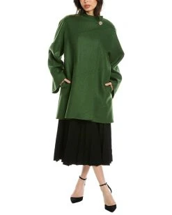 Carolina Herrera Wool-Blend Wide Sleeve Oversize Coat Women Outerwear 6 Carolina Herrera Wool-Blend Wide Sleeve Oversize Coat Women Outerwear -Carolina Herrera 1411328950 RLLZ 3
