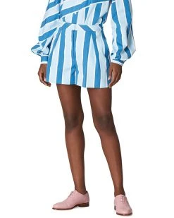 Carolina Herrera Wide Leg High Waisted Short Women Shorts