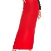 Carolina Herrera Rib Knit Cashmere Maxi Skirt Women Skirts