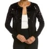 Carolina Herrera Silk & Cashmere Blend Sequin Cardigan Women Sweaters & Knits