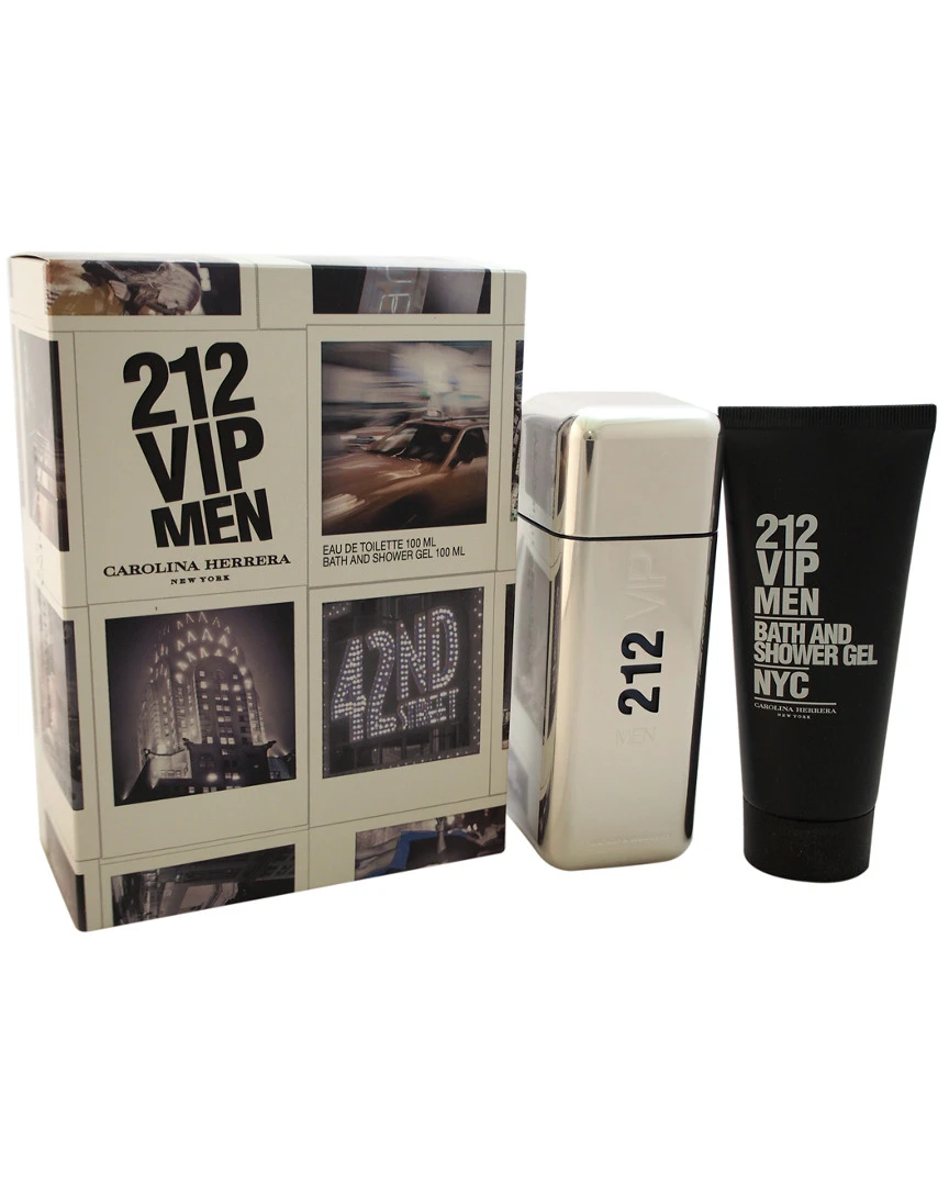 Carolina Herrera Men's 212 VIP 2pc Gift Set Cologne & Aftershave 1 Carolina Herrera Men's 212 VIP 2pc Gift Set Cologne & Aftershave