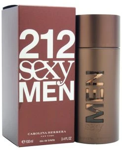 Carolina Herrera Men's 212 Sexy 3.4oz Eau De Toilette Spray Cologne & Aftershave