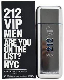 Carolina Herrera Men's 212 VIP 3.4oz Eau De Toilette Spray Cologne & Aftershave